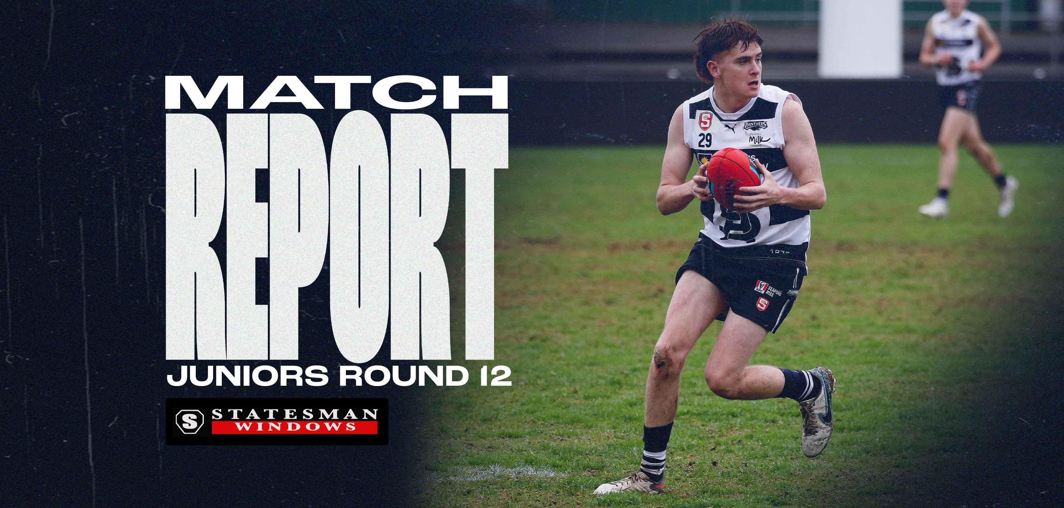 Statesman Windows Match Report: Juniors Round 12 v Norwood Statesman Windows Match Report: Juniors Round 12 v Norwood